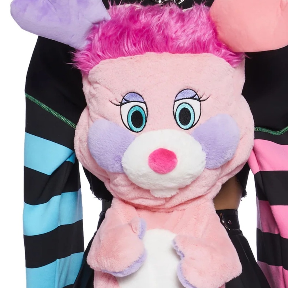 Dolls Kill Pink and Purple Plush Popples Backpack - Picture 9 of 10